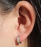 TDEBA 316L Surgical Stainless Steel Huggie Hoop Earrings 10G 8mm 10mm 12mm Cartilage Lobe Earrings 14G Piercing Jewelry Surgical Steel Huggie Hoop Earrings Stainless Steel Cubic Zirconia Hoop Earrings