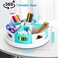 MeCids 360Rotating Desk Organizers Homeschool Office Organization and Storage Art Supplies Organizers&ndash; 12" Lazy Susan Style Caddy with Removable Bins, for Home Offices, School Supplies Classroom Use.