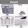Aenllosi Hard Carrying Case Compatible with Rode Wireless GO II Dual Channel Compact Digital Wireless Microphone System (gray.