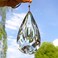 YU FENG Hanging Crystal Prism Suncatcher Ornament Faceted Clear Crystal Drop Rainbow Maker Pendant for Window Garden Decor.