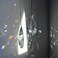 YU FENG Hanging Crystal Prism Suncatcher Ornament Faceted Clear Crystal Drop Rainbow Maker Pendant for Window Garden Decor.