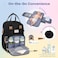 RUVALINO Diaper Bag Backpack, Neutral All-in-One Baby Bags for Boy Girl, Multifunction Travel Backpack.
