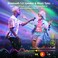 مكبر صوت AIRIVO Northern Aurora Star Music، جهاز عرض المجرات بضوء ليلي أبيض (أسود).