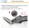 C.JET TOOL 10" Heavy Duty Scissors, Carpet Cutter, Industrial Scissors, Multipurpose, Scissors for Carpet, Cardboard, Leather, Pruning, Gardening, Professional Soft Grip Stainless Steel (Black.