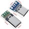 ANMBEST 10PCS USB 3.1 Type C Connector 24 Pins Male Female Plug Receptacle Adapter to Welder WireCable 24P PCB Board Support Module.