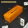 Queensell Dominos Set for Adults &ndash; Dominoes - Classic Board Games, Double 6 Dominoes Family Games for Kids and Adults - Double Six Standard Dominos Set 28 Tiles with Wood Case, Juegos de Mesa.