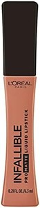 L&rsquo;Or&eacute;al Paris Infallible Pro Matte Liquid Lipstick, Long-Lasting Intense Matte Color, Up to 16HR Wear, highly pigmented, full coverage liquid lipstick, Barely Sunset, 0. 21 fl. oz.