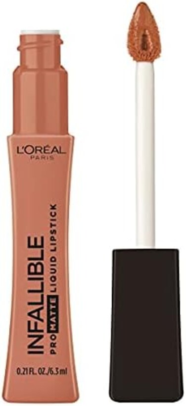 L&rsquo;Or&eacute;al Paris Infallible Pro Matte Liquid Lipstick, Long-Lasting Intense Matte Color, Up to 16HR Wear, highly pigmented, full coverage liquid lipstick, Barely Sunset, 0. 21 fl. oz.