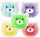 HI FINE CARE Boo Boo Ice Pack, Kid Reusable Ice Pack, Auxiliary Fever Reduction, Hot Cold Pack for Kids Injuries, Wisdom Teeth, Baby Colic, Gas and Upset Stomach, Pain Relief, Fever, Headaches(5 Pcs.