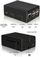 Geekworm Raspberry Pi 3 BCase, Raspberry Pi 3B/3B Aluminum Alloy Heavy Duty Passive Cooling Metal Case with Heatsink Pillar for Raspberry Pi 3 Model B/Raspberry Pi 3 Model B-Black (P252.