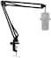 SUNMON For Elgato Wave 3 Boom Arm Microphone Stand, Professional Mic Boom Arm Mic Stand Compatible with Elgato Wave:3 USB Condenser Microphone.