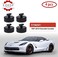 KOROP AUTO PARTS وسادة رفع السيارة (4 قطع) متوافقة مع شيفروليه كورفيت C5 C6 C7.
