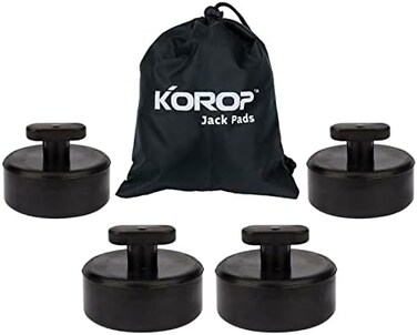 KOROP AUTO PARTS وسادة رفع السيارة (4 قطع) متوافقة مع شيفروليه كورفيت C5 C6 C7.