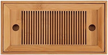 TOPINCN Tea Tray Premium Bamboo Material Chinese Gongfu Tea,Cute Little Pretty Tray Perfect For Gongfu Tea Ceremony Home Essentials.