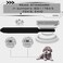 Smoostart Pet Microchip Scanner, Read ISO1784/85/FDX-B/EMID Format Microchip, Data Storage Microchip Reader for Animal/Pet/Dog/Cat/Pig (Black.