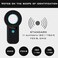 Smoostart Pet Microchip Scanner, Read ISO1784/85/FDX-B/EMID Format Microchip, Data Storage Microchip Reader for Animal/Pet/Dog/Cat/Pig (Black.
