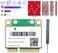 REKONG MPE-AX3000H WiFi 6 Wireless Card Dual Band 802. 11ax Half Mini PCI-E WiFi Card PCI Express Network Adapter BT5. 2 2. 4GHz 574Mbps 5GHz 2. 4Gbps(160MHzfor Windows 10/11 64 bit Better 7260HMW WiF