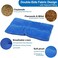 Atsuwell Microwave Heating Pad for Pain Relief, Rice Microwavable Moist Heat Pack for Cramps, Neck and Shoulders, Knee, Muscles, Joints, Back Pain, Bean Bag Heating Pad for Warm Compress, Blue.