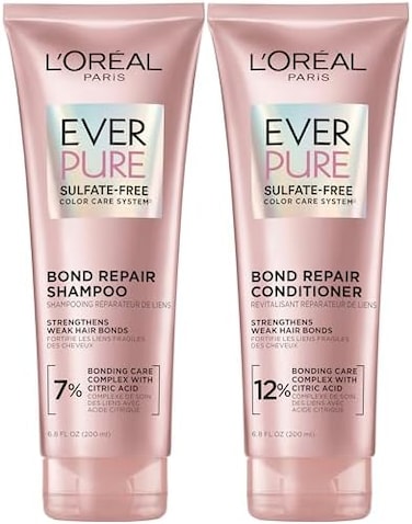 L&rsquo;Or&eacute;al Paris EverPure Bonding Shampoo and Conditioner Kit for Color-Treated Hair, 6. 8 Ounce (Set of 2.