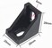 Iverntech 20pcs Black Aluminum Corner Bracket Connector Inside Joint Plate Fastener with 40pcs M5 T Nuts40 pcs M5 Screw1pcs Wrench for Standard 6mm Slot 2020 Series Aluminum Extrusion Profile.