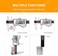 Adoric Digital Caliper, 8" Caliper Measuring Tool Extreme Accuracy Waterproof Electronic Vernier Caliper Industrial Stainless Steel Digital, Durable Measuring Tool with Large LCD Screen.