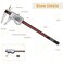 Adoric Digital Caliper, 8" Caliper Measuring Tool Extreme Accuracy Waterproof Electronic Vernier Caliper Industrial Stainless Steel Digital, Durable Measuring Tool with Large LCD Screen.