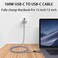Zusnxaxe 20FT Long USB C to USB C Fast Charging Cable, [100W/5A] Type C Cord Compatible with MacBook Pro/Air,iPad Pro/Air,Samsung Galaxy S21 S20 Note 20 10,OnePlus 9 Pro,Switch,Moto G9 Plus, Aspire 5,