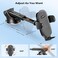 APPS2Car Suction Cup Phone Mount, Windshield/Dashboard/Air Vent Car Phone Holder Mount with Sticky Gel Pad, Compatible with iPhone, Samsung, All Cellphone, Thick Case Friendly.