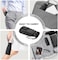 LEAGERA Mini Umbrella For Purse - Black Small Travel Lightweight Backpack Umbrella for RainSun - 6 Fold Not wet Nano Umbrella Women Kids.