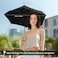 LEAGERA Mini Umbrella For Purse - Black Small Travel Lightweight Backpack Umbrella for RainSun - 6 Fold Not wet Nano Umbrella Women Kids.
