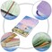 Asten Colorful Blank Journal, Writing Journal Notebook for Women, Hardcover Notepad Personal Dairy Journal to write in for Women Girl Gift, Ribbon Book Mark, 256 Pages Unlined (Hello, Future.