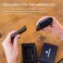 Hayvenhurst Slim Minimalist Front Pocket RFID Blocking Metal Wallets for Men with Money Clip, Carbon Fiber, S, Minimalist.
