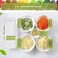 NACOLUS 5 in 1 Mandoline Slicer Vegetable Slicer Mandolin Multi Blade Potato Veggie Slicer Vegetable Cutter Julienne Shredder Potato Slicer Green.
