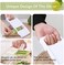 NACOLUS 5 in 1 Mandoline Slicer Vegetable Slicer Mandolin Multi Blade Potato Veggie Slicer Vegetable Cutter Julienne Shredder Potato Slicer Green.