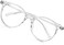 Craebuer Blue Light Glasses, Blue Light Blocking Glasses, Anti EyestrainUV Glare, Fashion Retro Round Lightweight Frame, Computer Gaming Screen Blue Light Blocker for Women Men(Clear.