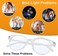Craebuer Blue Light Glasses, Blue Light Blocking Glasses, Anti EyestrainUV Glare, Fashion Retro Round Lightweight Frame, Computer Gaming Screen Blue Light Blocker for Women Men(Clear.