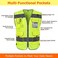 TCCFCCT unisex-adult Bison Series Safety reflective vest.