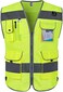TCCFCCT unisex-adult Bison Series Safety reflective vest.