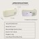 FUXINGYAO Pencil Case, Multi- Slot Pencil Pouch, Portable Pencil Bag, Pen Case forOffice(White.