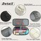 FUXINGYAO Pencil Case, Multi- Slot Pencil Pouch, Portable Pencil Bag, Pen Case forOffice(White.