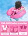 LAYCOL Baby Swim Ring Baby Swimming Ring Swimming Ring with Removable Floating Ball New Upgrade Baby Swim Ring from 3 to 36 Months.