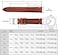 Berfine Retro Handmade Watch Band, Quick Release Vintage Leather Watch Strap Replacement,Choice of Width-18mm 20mm 22mm 24mm or 26mm.