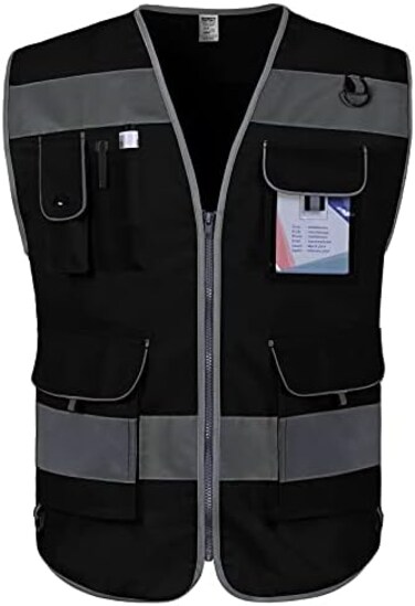 TCCFCCT unisex-adult Bison Series Safety reflective vest.