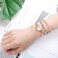 Clastyle Elegant Women's Bracelet Watch Set with Stainless Steel Strap Watch Gift.