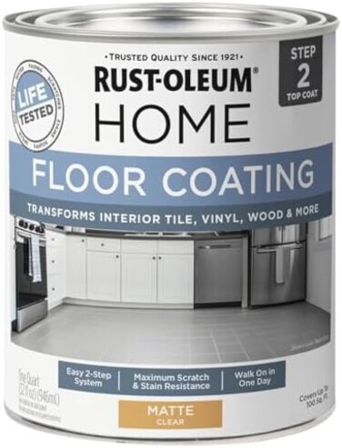 طلاء أرضيات مائي من Rust-Oleum 358871.