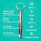 GuruNanda Stainless Steel Tongue Scraper (Pack of 2, Fight Bad Breath, Medical Grade 100% Stainless Steel Tongue Cleaner, Tongue Scraper For Adults and Kids, Great For Oral Care, Travel Friendly.