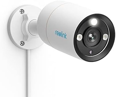 REOLINK 12MP PoE IP Camera Outdoor, Bullet Surveillance Cameras for Home Security, Smart Human/Vehicle/Pet Detection, 700lm Color Night Vision, Two Way Talk, Up to 256GB microSD Card, RLC-1212A.