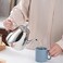 SANQIAHOME 2000ml Stainless Steel Teapot with Infuser.