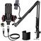 PROAR Condenser Microphone XLR,Professional Studio Recording Microphone for Computer PC,Cardioid Podcast Mic Kit with Boom Arm,Gaming Microphone for Streaming,ASMR,Singing,Voice Over,Vocal,YouTube,Zoo