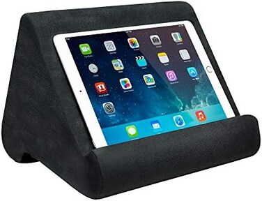 Ontel Pillow Pad Ultra Multi-Angle Soft Tablet Stand, Gray.